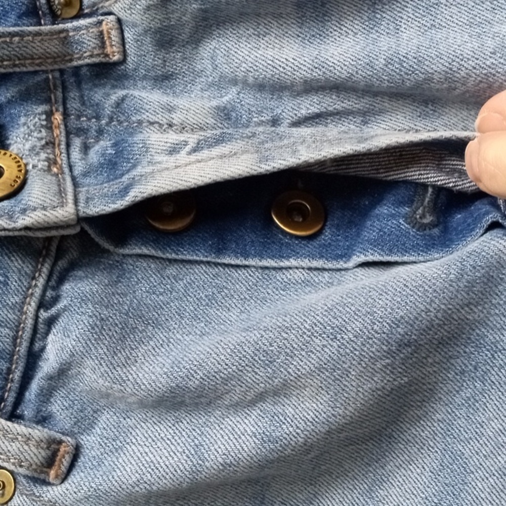 Pistola Pick me Up Two Tone jeans **MISSING BUTTON** - Picture 3 of 11